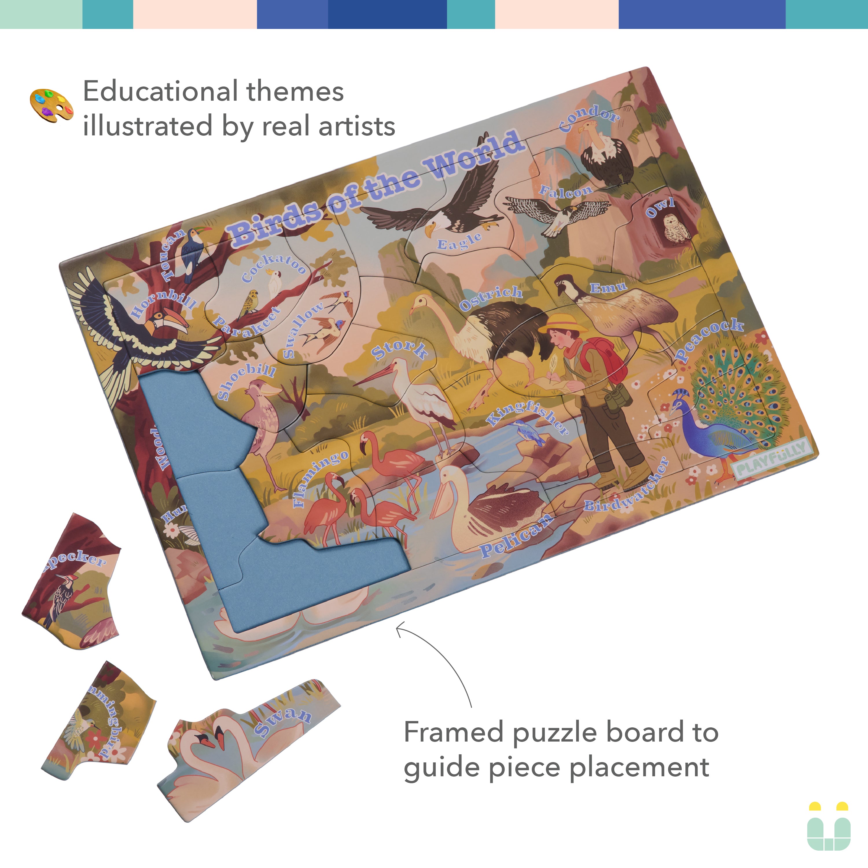 Birds of the World Puzzle